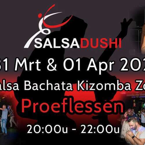 Proeflessen Salsa, Bachata, Kizomba en Kizomba